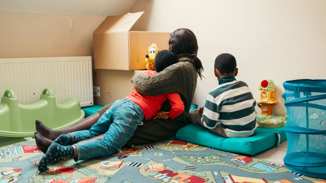 Caritas International België Vluchtelingen bouwen nieuw bestaan op